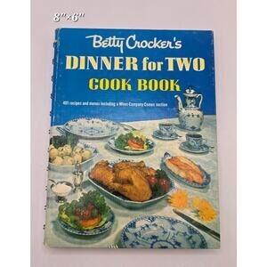 Vintage 1958 Betty Crocker's Dinner for Two Cook Book